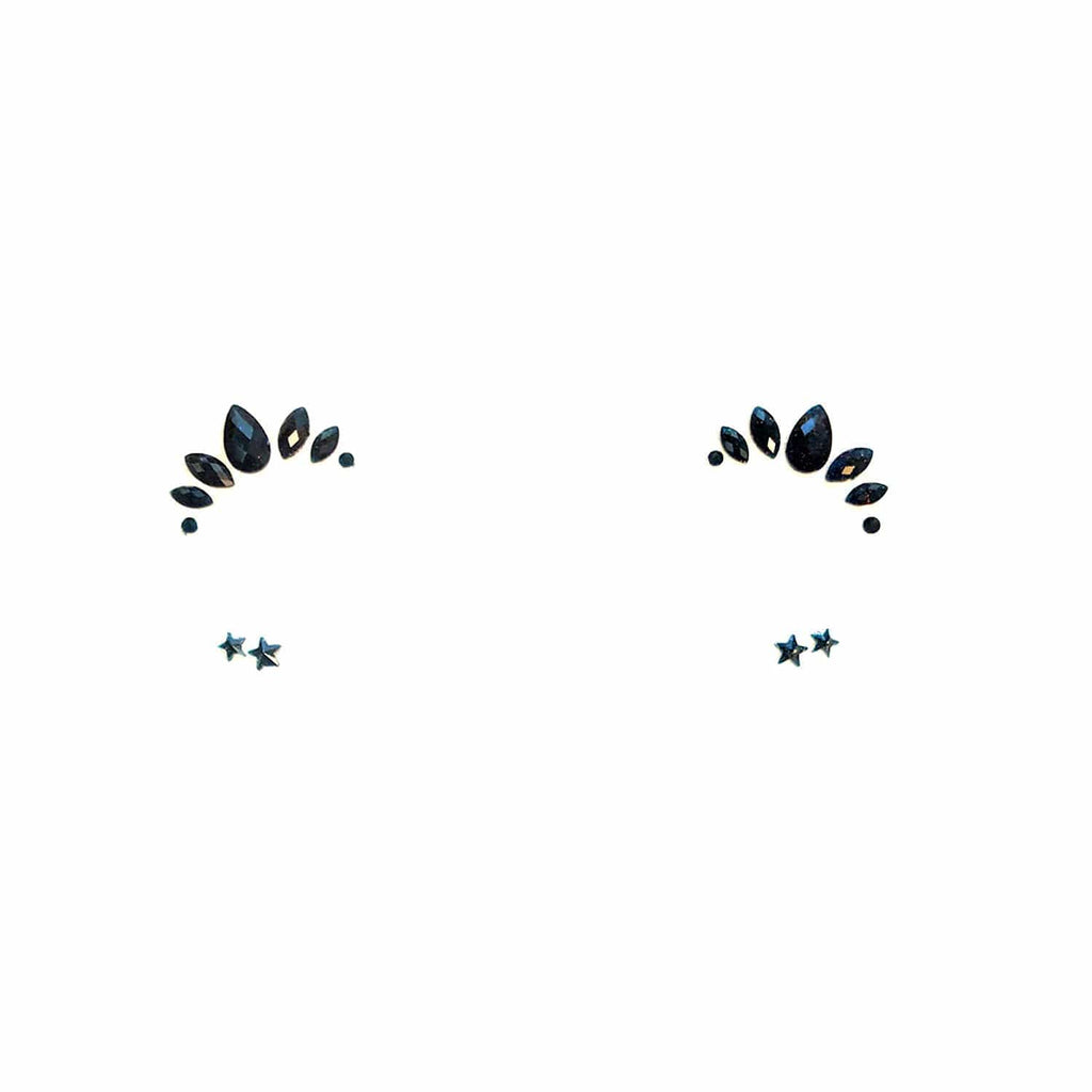 Black Magic Pixie Crystal Face Jewels