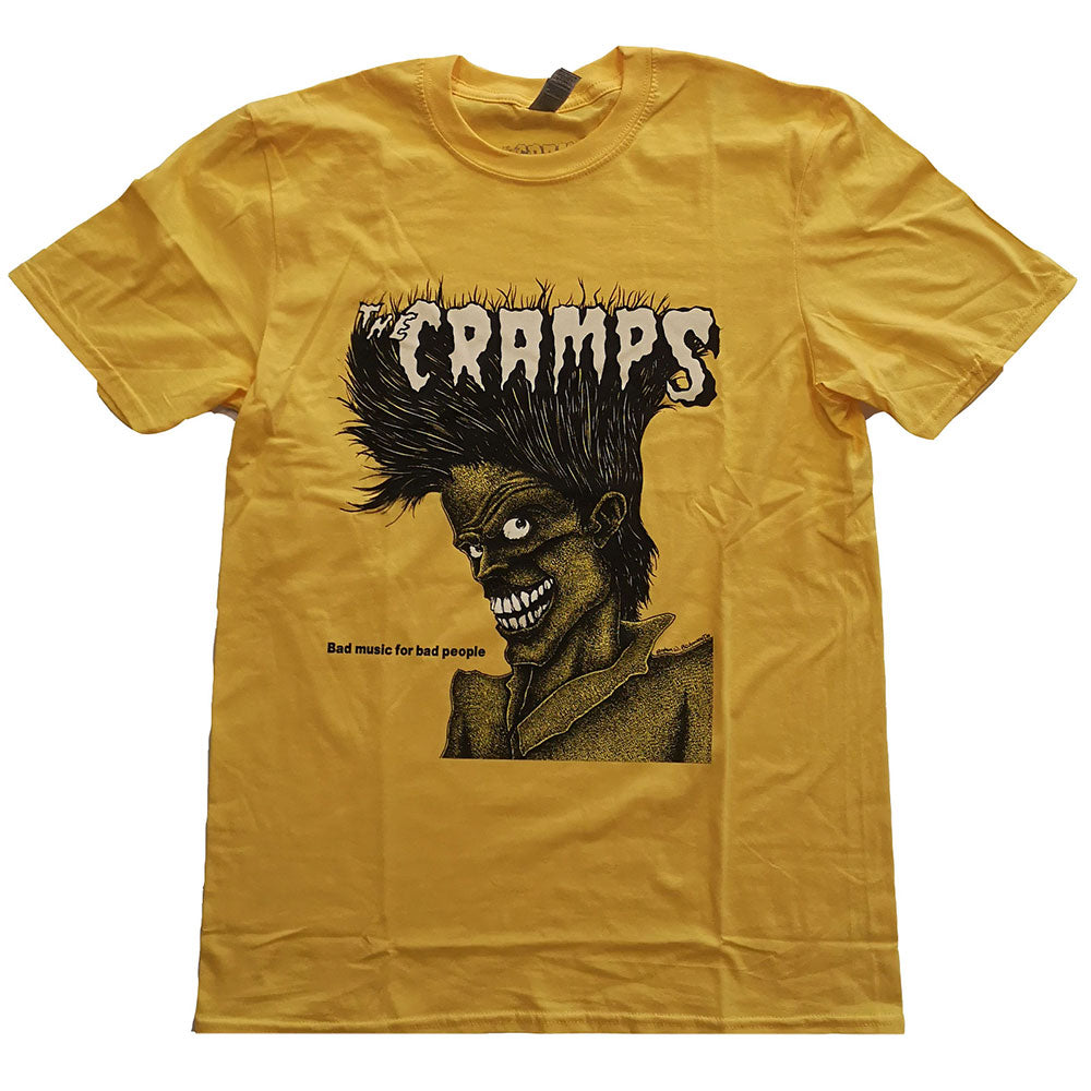 The Cramps Bad Music Unisex T-Shirt - Yellow