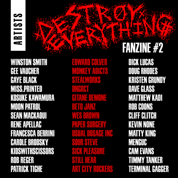 Destroy Everything Fanzine #2 - Cut Paste Destroy!