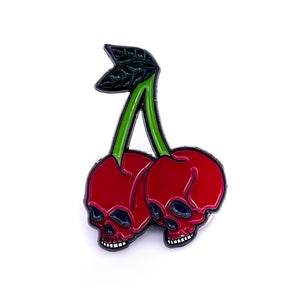 Cherry Skull Pin