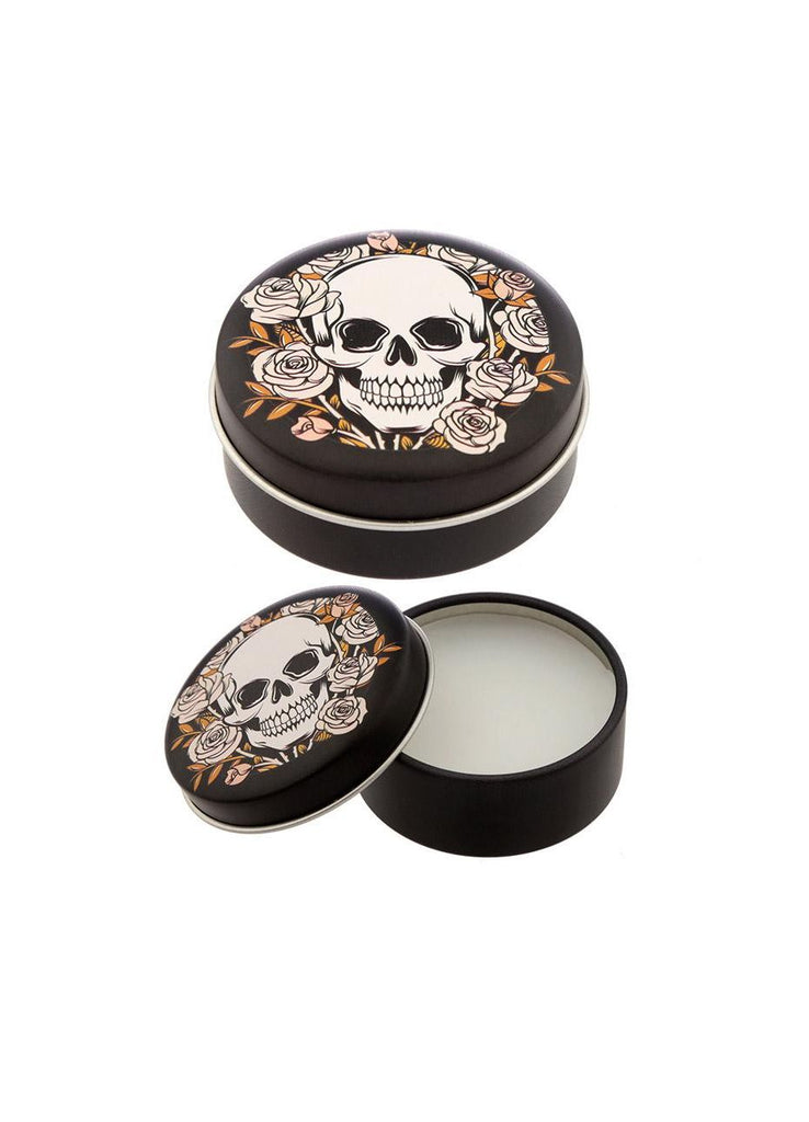Gothic Gifts Skull & Roses Coconut Lip Balm Tin – Bloody Rose Boutique