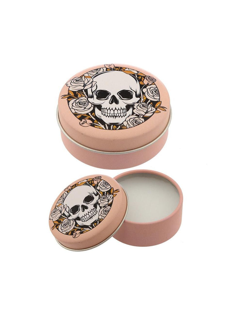 Gothic Gifts Skull & Roses Mint Lip Balm Tin – Bloody Rose Boutique