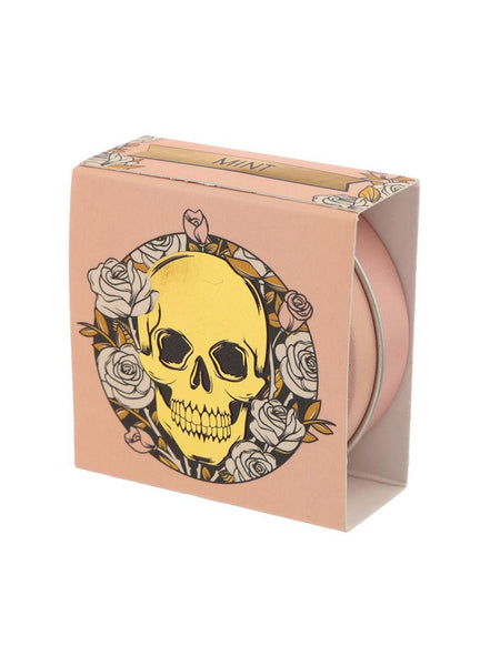 Gothic Gifts Skull & Roses Mint Lip Balm Tin