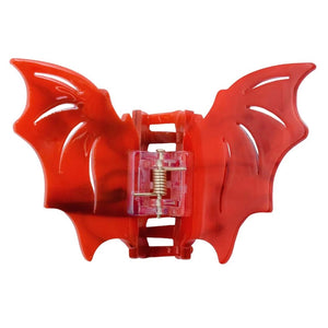 Bat Hair Claw Clip - Red
