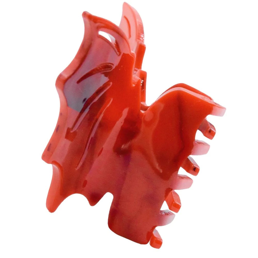 Bat Hair Claw Clip - Red