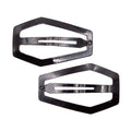Coffin Snap Hair Clip - Black