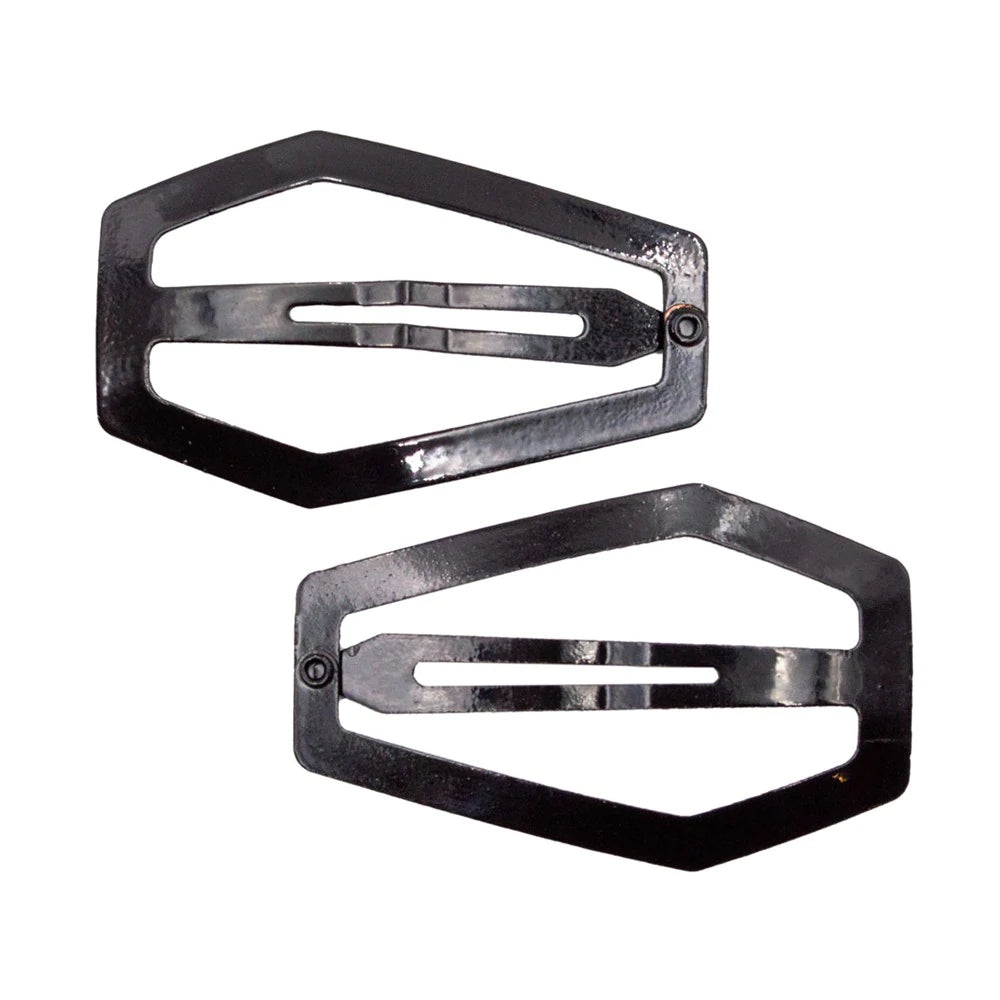 Coffin Snap Hair Clip - Black