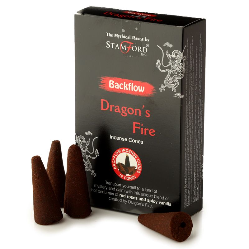 Dragons Fire - Backflow Incense Cones