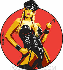 Almera Dominatrix Sticker