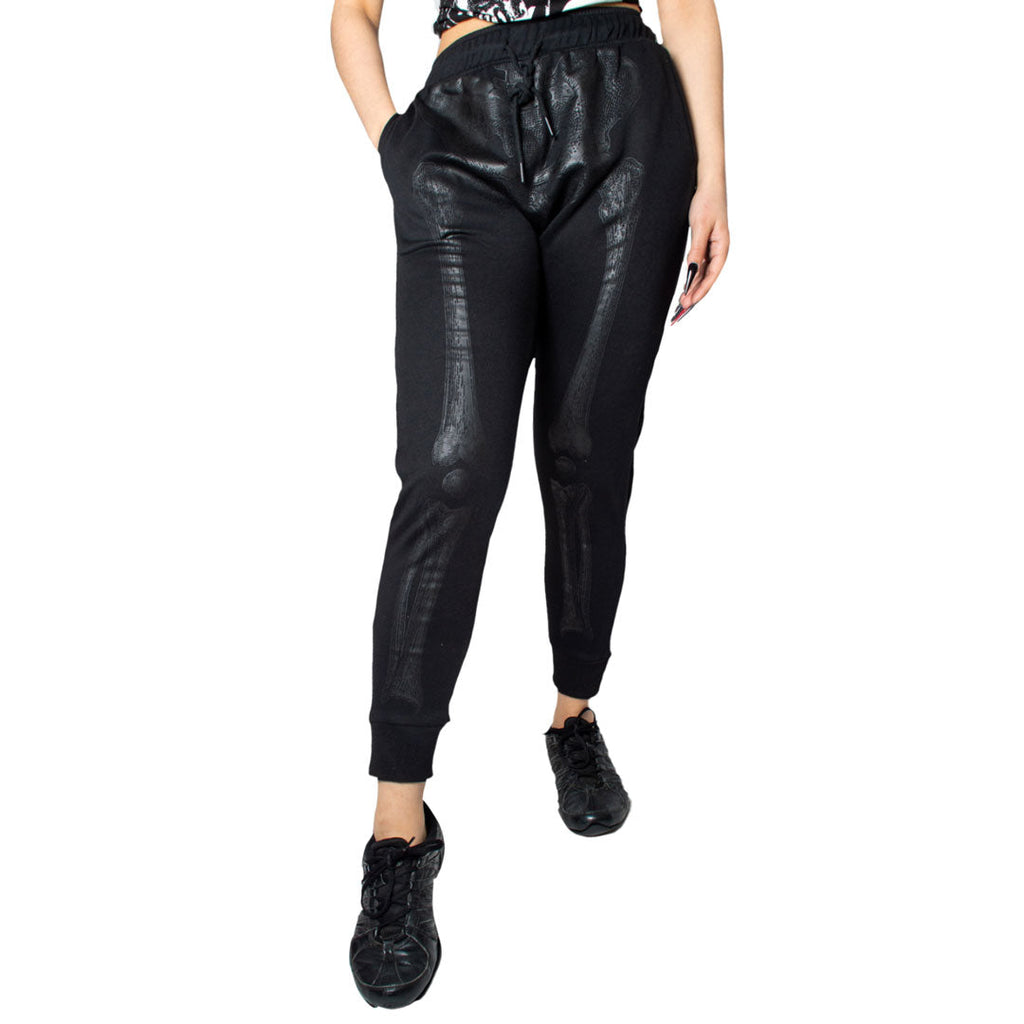Skeleton Black Bone Jogger Pant