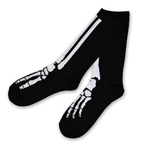 Men's Skeleton Foot Polyester Crew Socks
