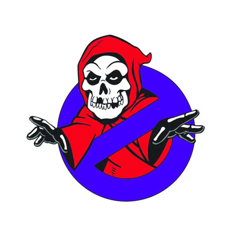 Misfits Crimson Ghost-Busters Enamel Pin - Red/Purple