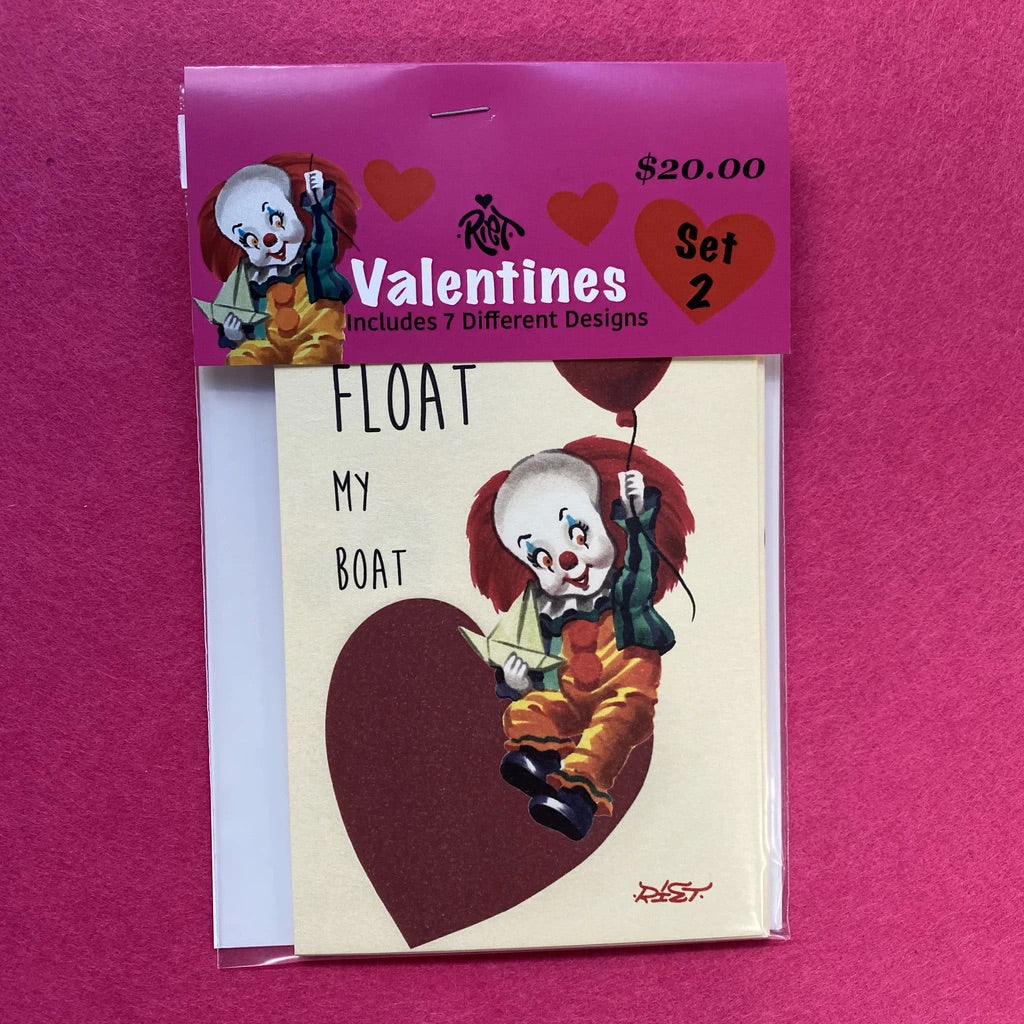 Horror Valentine Cards - Set 2
