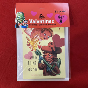 Horror Valentine Cards - Set 9