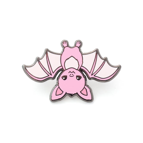 Pink Bat Enamel Pin