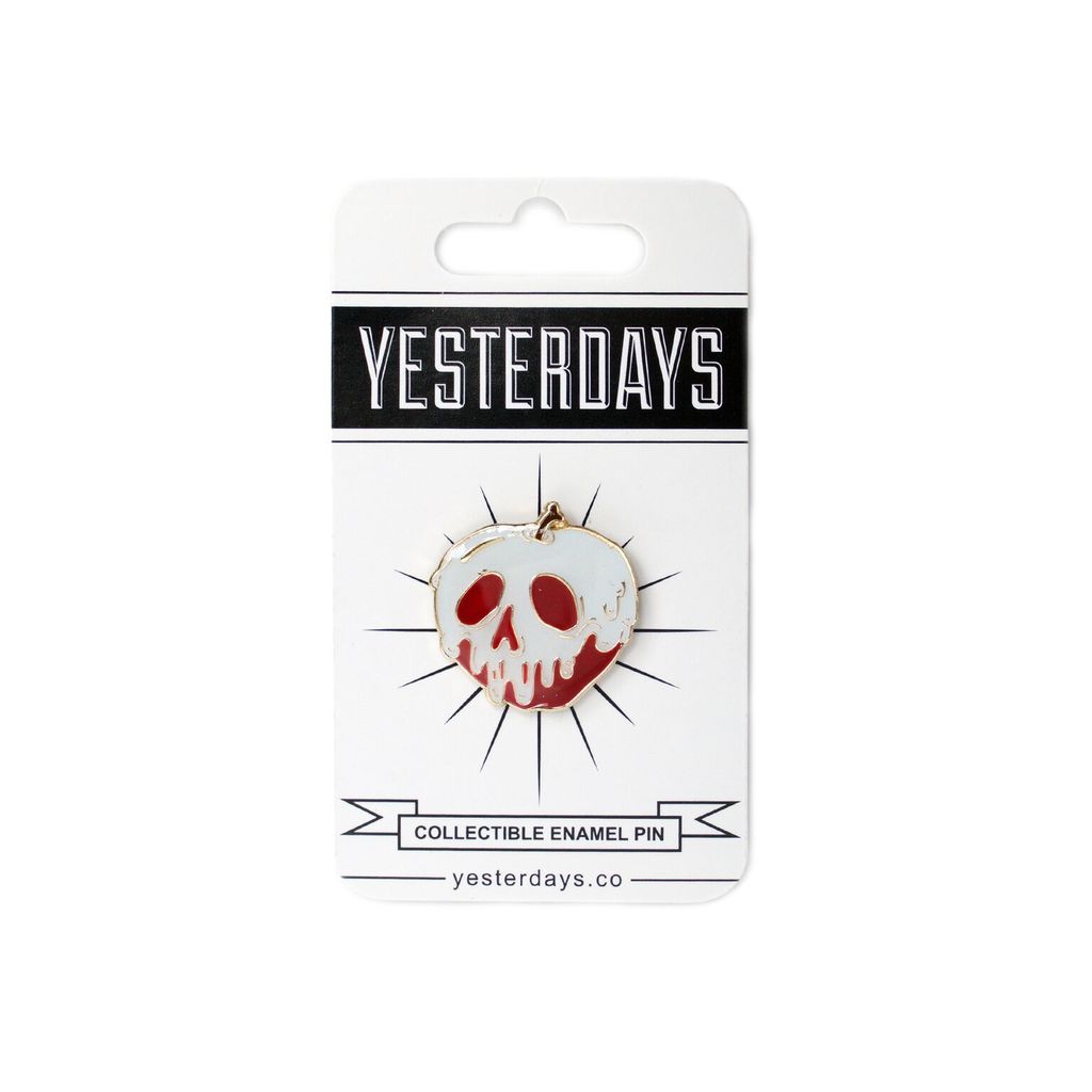 Poison Apple - Glow In The Dark Enamel Pin