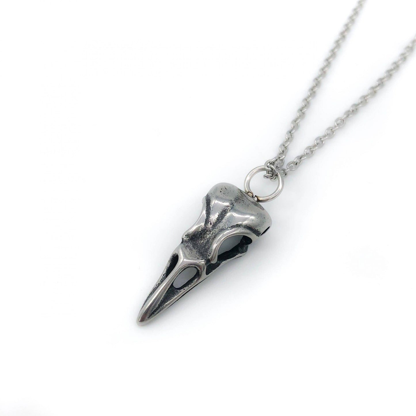 Raven Skull Necklace