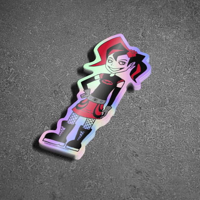 Bloody Rose Mascot GIrl Sticker