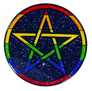 Pride Pentagram Enamel Pin
