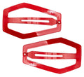 Coffin Snap Hair Clip - Red