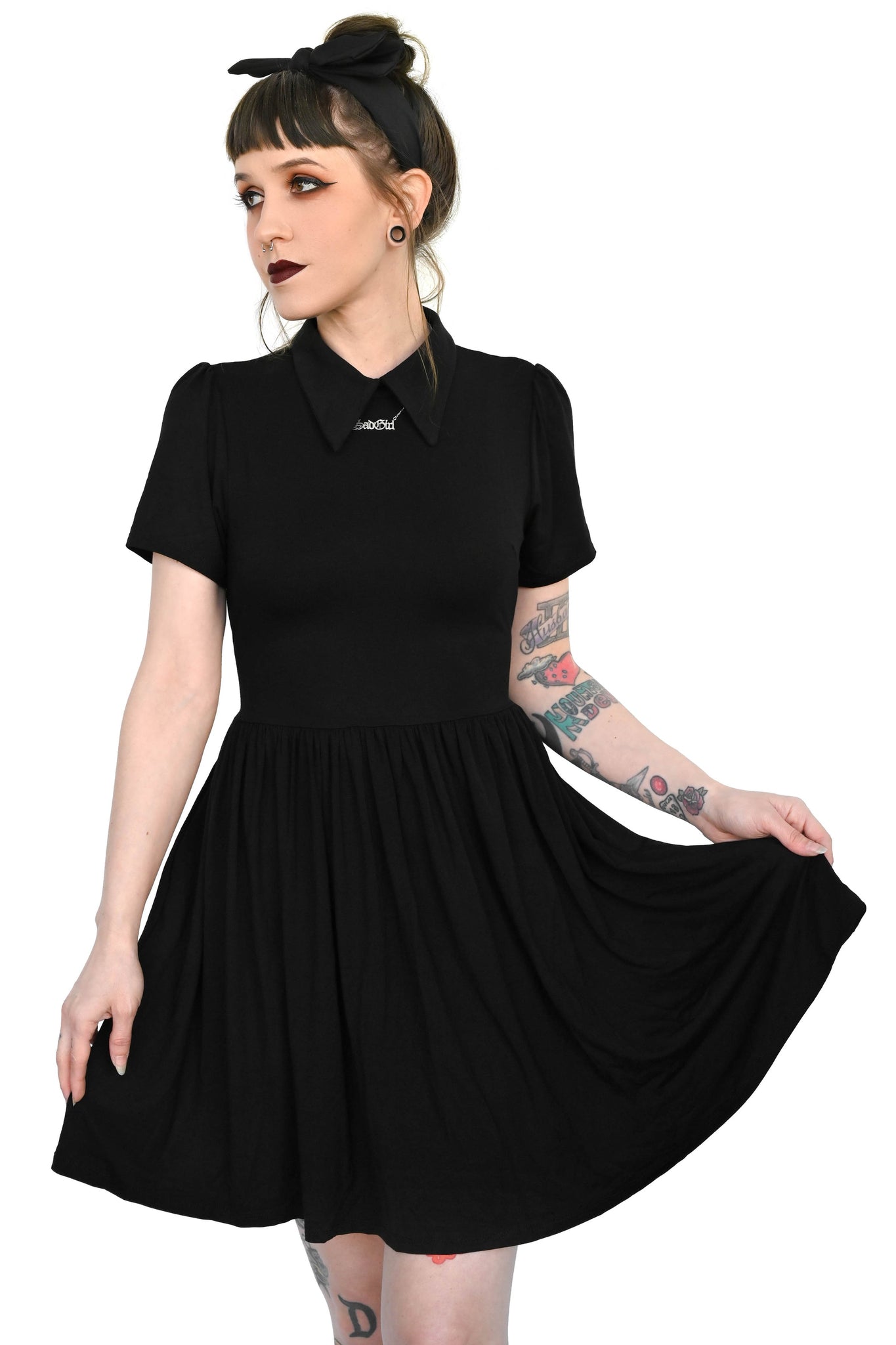 Solid Courtney Babydoll Dress