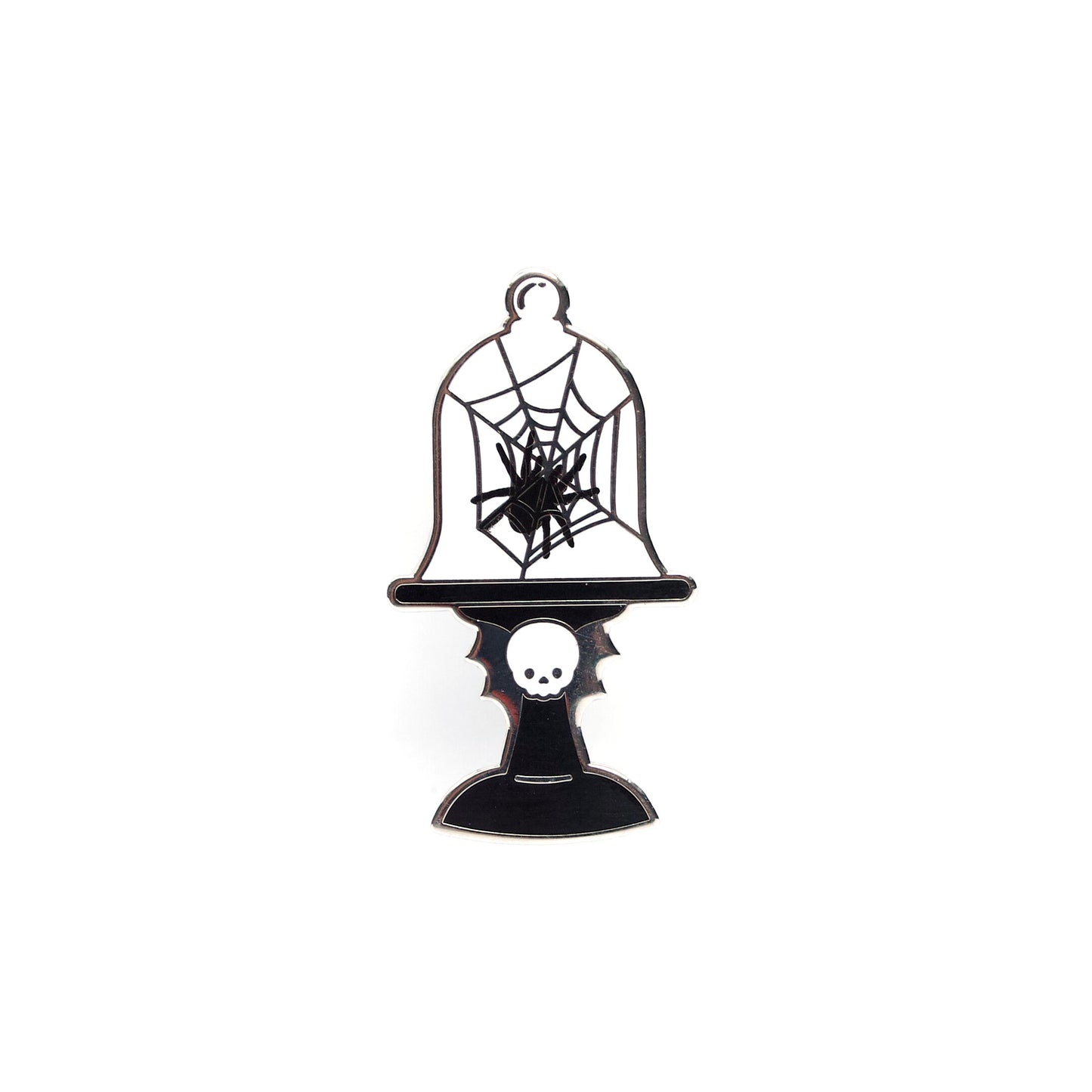 Spider Cloche Enamel Pin