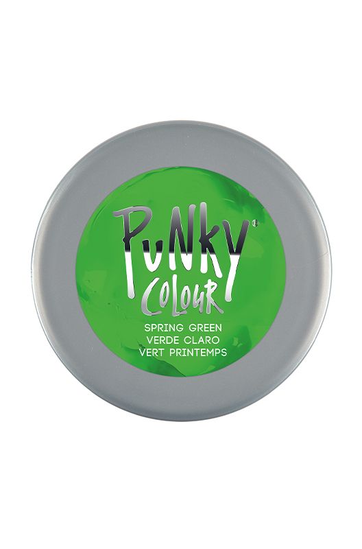 Punky Colour, Semi-Permanent Conditioning Hair Color, Spring Green, 3.5 fl oz