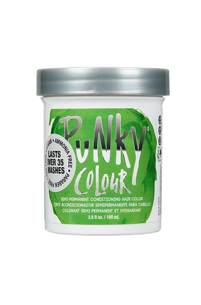 Punky Colour, Semi-Permanent Conditioning Hair Color, Spring Green, 3.5 fl oz