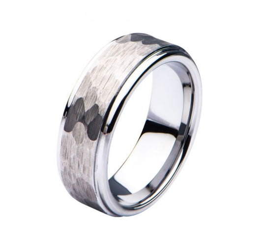 Steel Hammered Ring