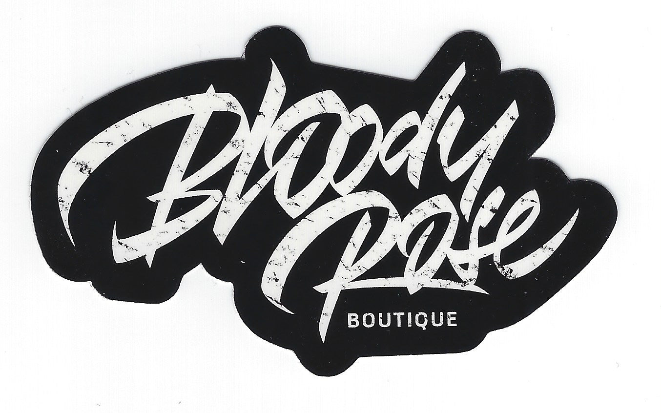 Bloody Rose Boutique Logo Sticker