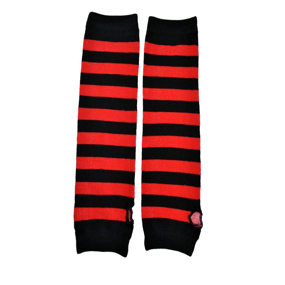 Stripe Armwarmers – Black/Red