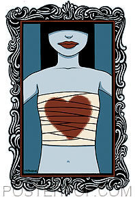 Tara McPherson Bandage Heart Sticker