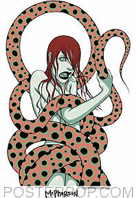 Tara McPherson Snake Charmer Sticker