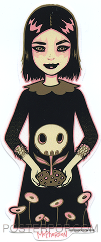 Tara McPherson Giving Sticker