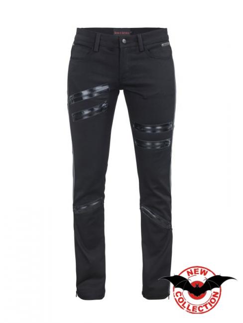 Pants with Black Zippers