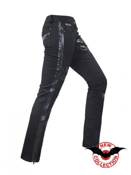 Pants with Black Zippers
