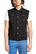 Black Denim Vest