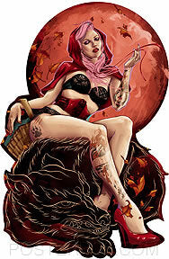 Tyson McAdoo Red Hood Sticker