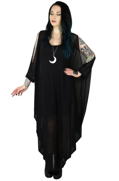 The Shadow Mesh Kaftan