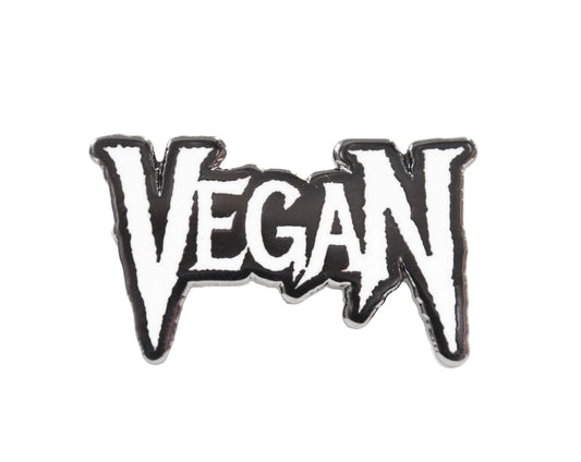 Vegan Metal Enamel Pin