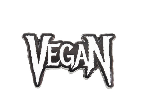 Vegan Metal Enamel Pin