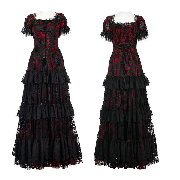 Hallowmas Gothic Lace Dress