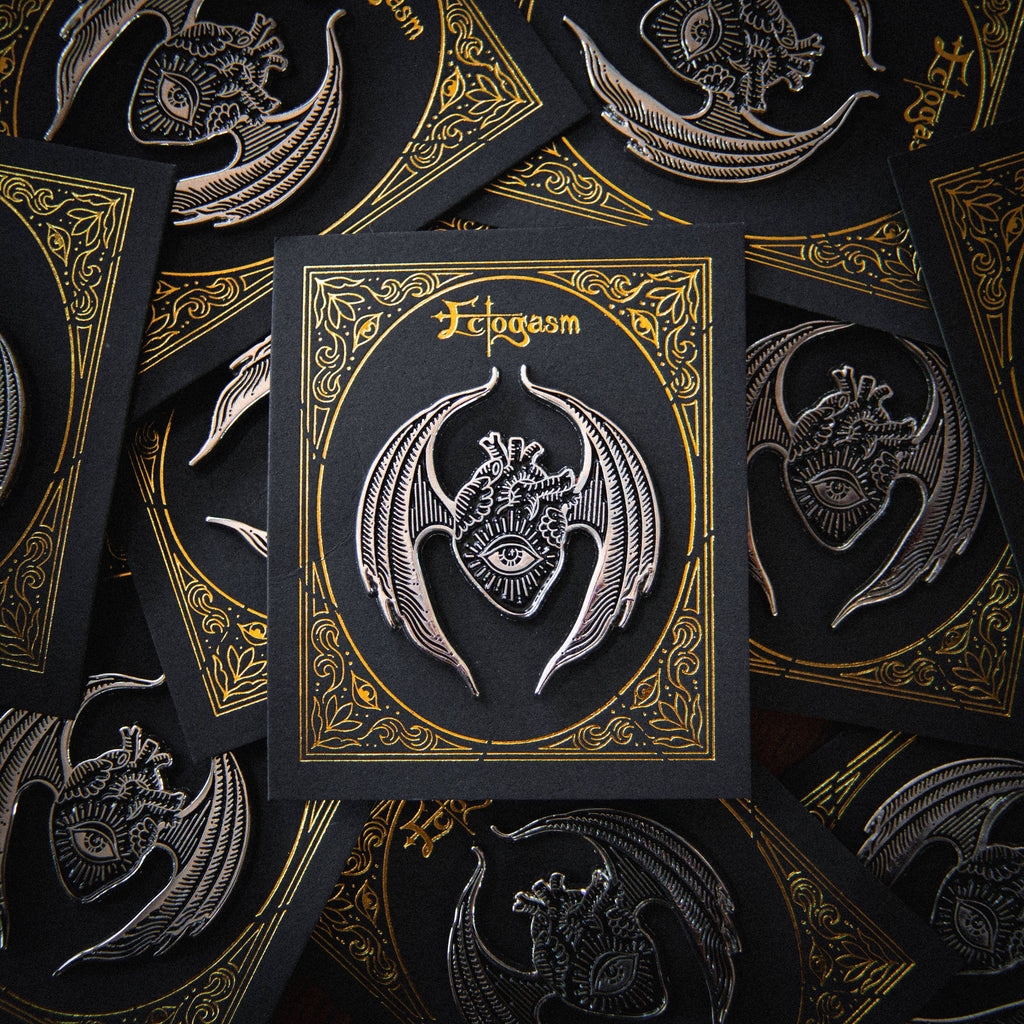 Winged All Seeing Anatomical Heart Enamel Pin