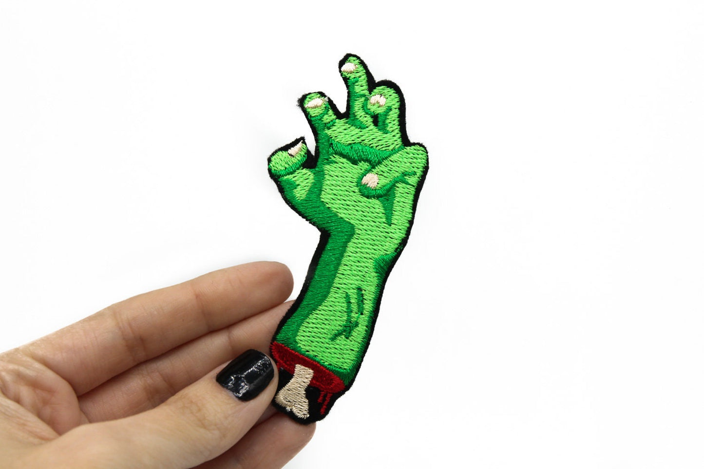 Zombie Hand Embroidered Patch