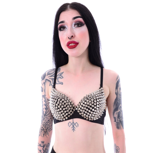 Cone Stud Bra