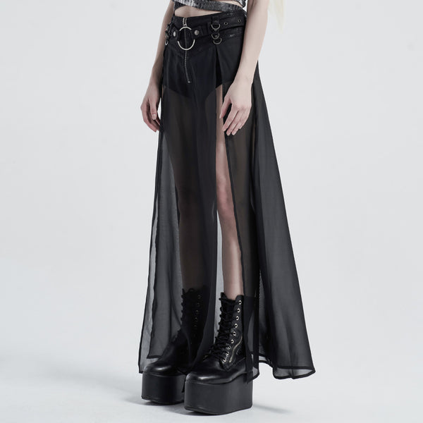 Black Hegoa Half Skirt