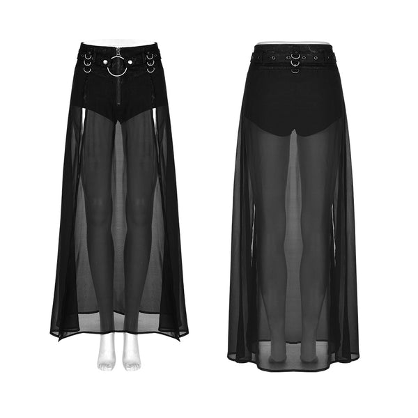 Black Hegoa Half Skirt