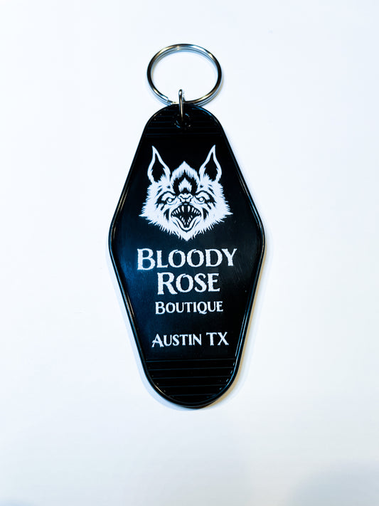 Bloody Rose Motel Keychain