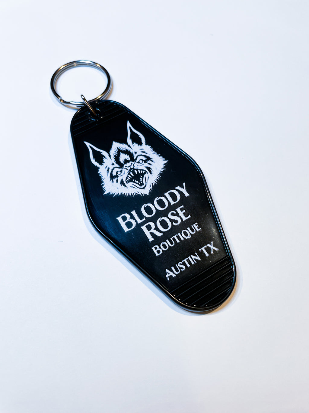 Bloody Rose Motel Keychain